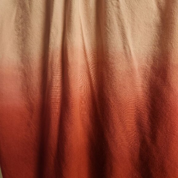 Women's Intro Sz S Sleeveless Ombre Shell Buttons Closure Collar 2 Chest Pockets - Picture 4 of 4